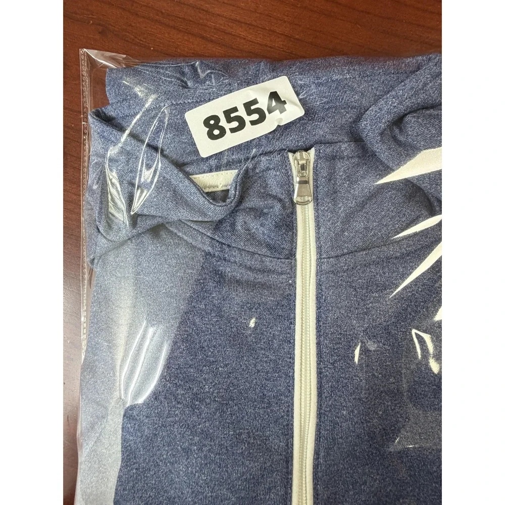 Johnnie-O Pullover Mens 2XL Blue 1/4 Zip Lightweight Stretch Golf Performance